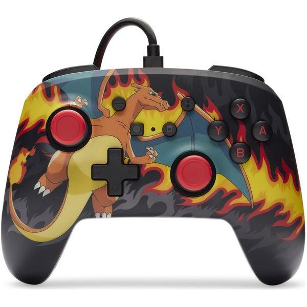 PowerA Enhanced Wired Controller for Nintendo Switch - Charizard Firestorm - Pristine