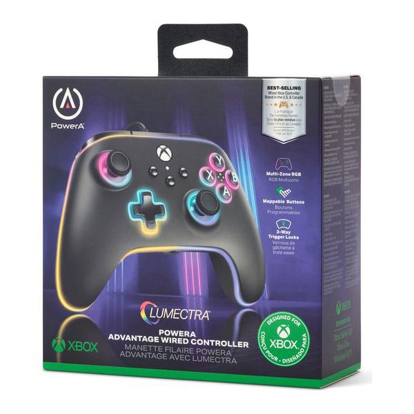 PowerA Advantage Xbox Wired Controller - Lumectra Black - Pristine
