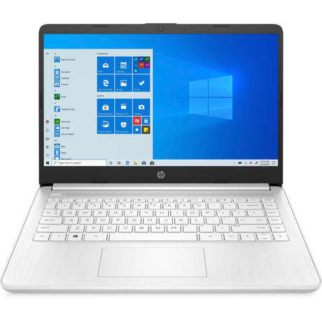 HP 14S-FQ0005NA Laptop AMD Ryzen 3 4GB RAM 128GB SSD 14" White - Refurbished Excellent