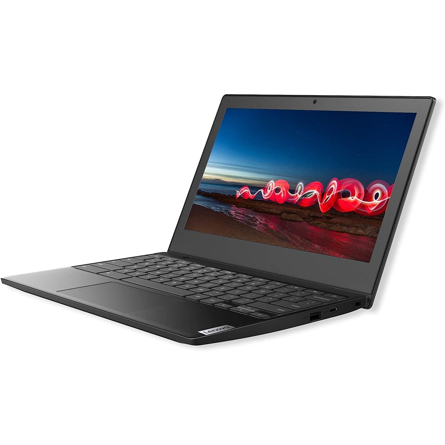 Lenovo IdeaPad 3 82BA0006UK Laptop, Intel Celeron, 4GB RAM, 32GB, 11.6", Onyx Black - Refurbished Good