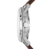 Fossil ME3099 Grant Automatic Mens Watch - Silver/Brown - Refurbished Good