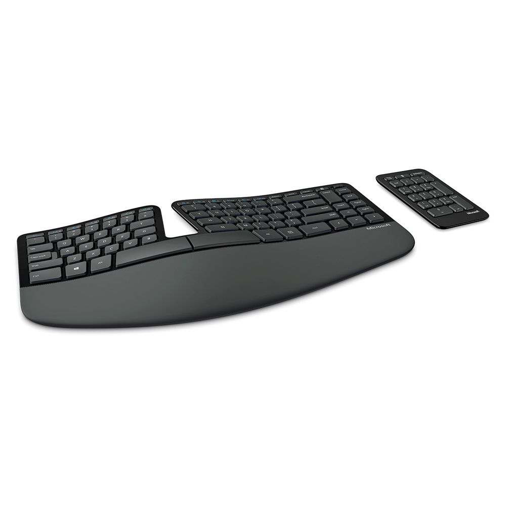 Microsoft L5V-00006 Sculpt Ergonomic Desktop Wireless Keyboard - Refurbished Excellent