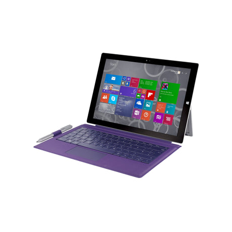 Microsoft Surface Pro 3 12" Laptop - Intel Atom X7-Z8700 2GB RAM 64GB eMMC - White / Purple