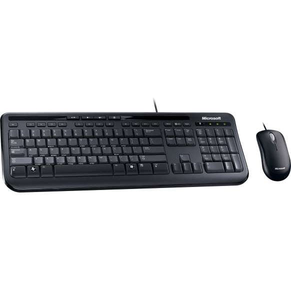 Microsoft Wired Desktop 600 for Business, Keyboard and Mouse Set - Refurbished Excellent