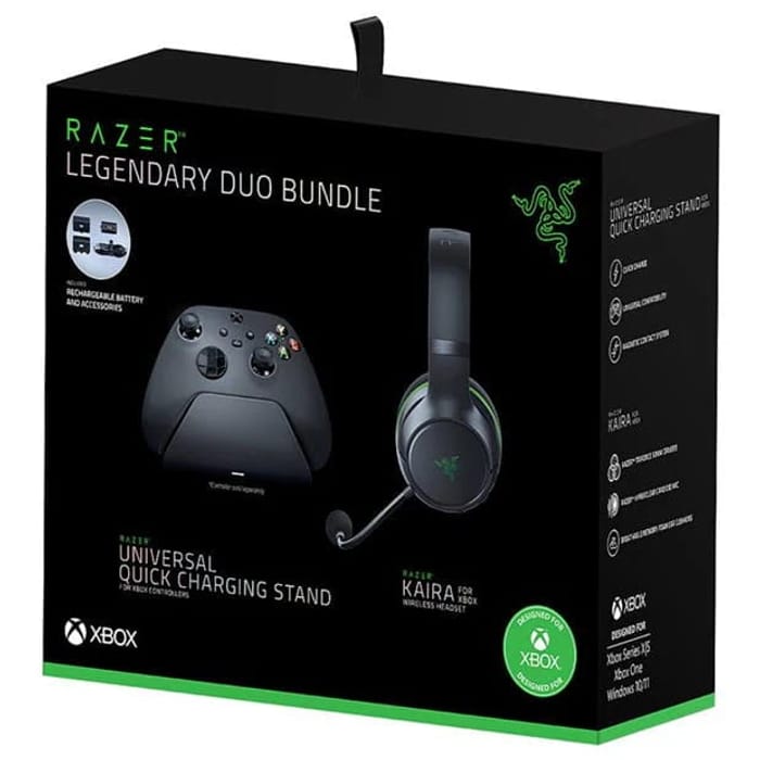Razer Legendary Duo Bundle for Xbox - Black - Pristine