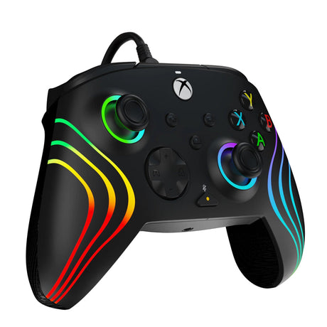 PDP Afterglow Wave Wired Controller for Xbox Series X|S - Black - Refurbished Pristine