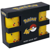Pokemon Pikachu Set Of 4 Mini Mugs