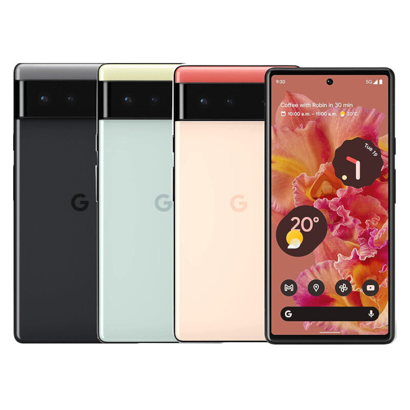 Google Pixel 6 128GB,256GB Unlocked All Colours - Excellent Condition