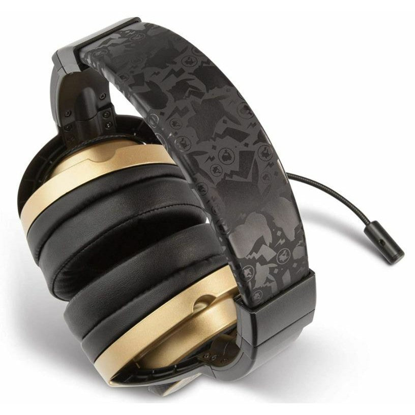 PowerA Pokemon Wired Multiplatform Gaming Headset - Pikachu - Black/Gold