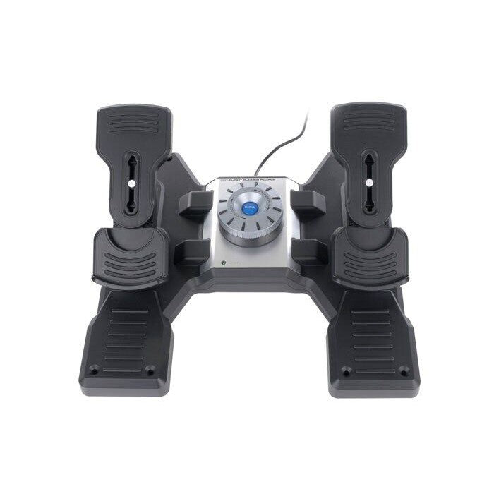 Logitech G Saitek Pro Flight Rudder Pedals - Black