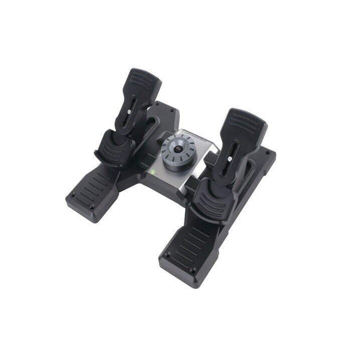 Logitech G Saitek Pro Flight Rudder Pedals - Black