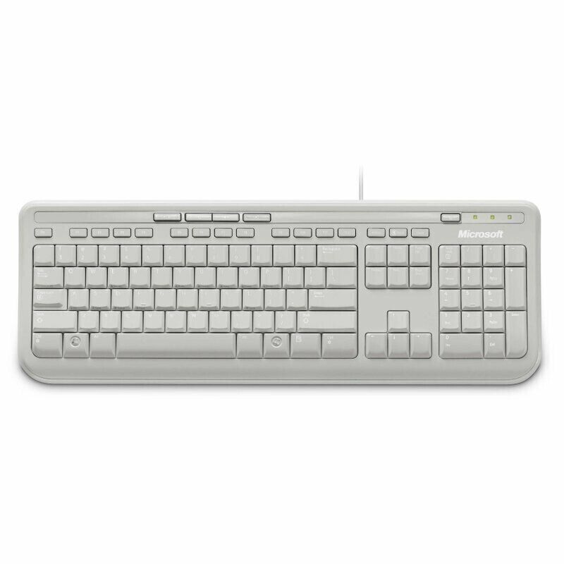 Microsoft Wired 600 Keyboard - White