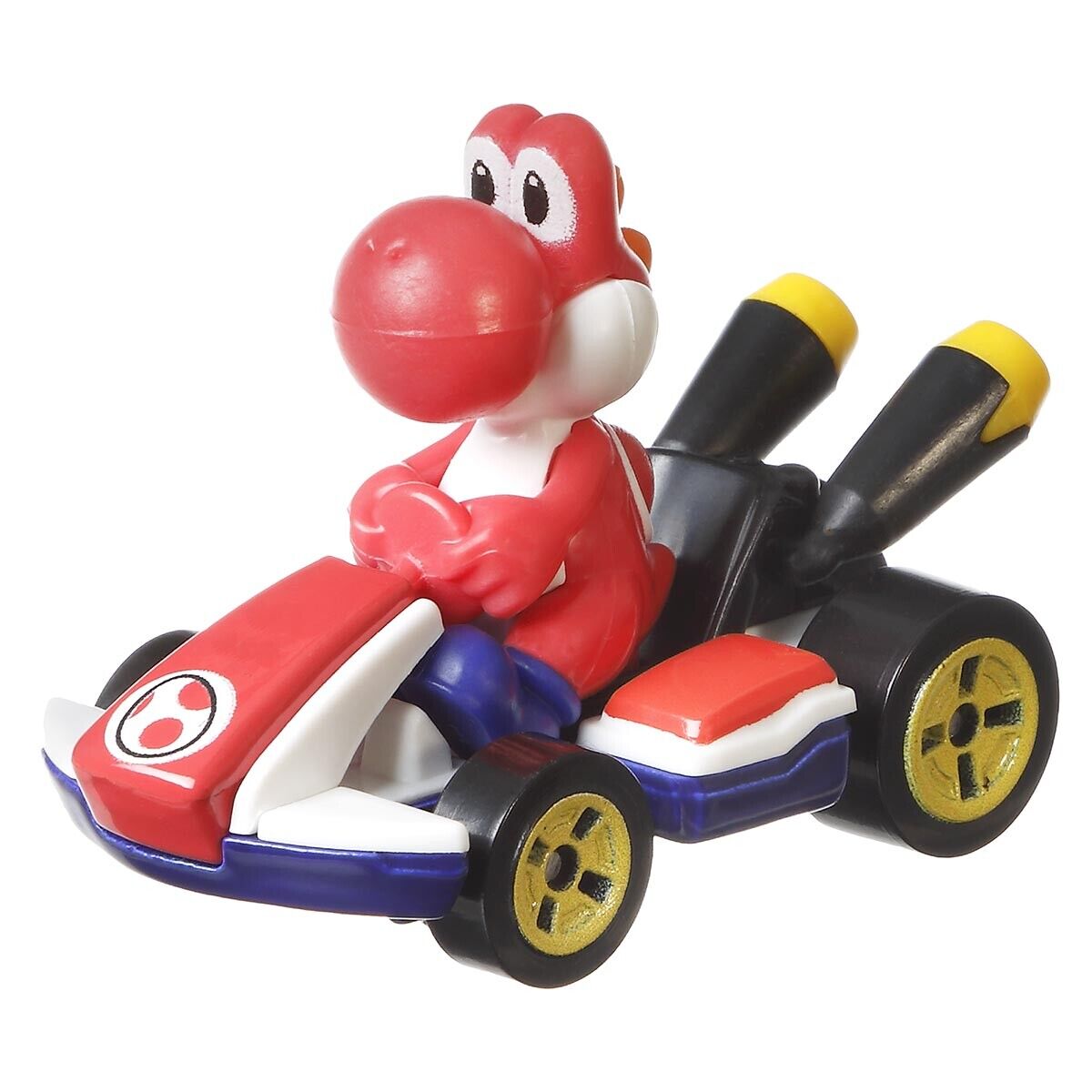 Hot Wheels Mario Kart Red Yoshi Figurine