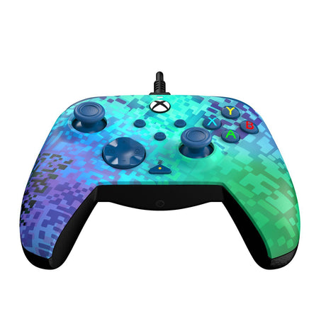PDP Rematch Wired Controller for Xbox - Glitched Green - Pristine