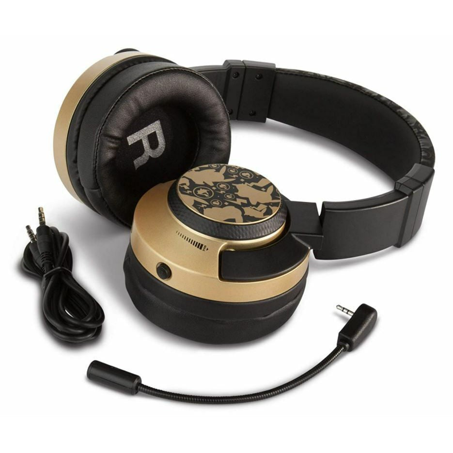 PowerA Pokemon Wired Multiplatform Gaming Headset - Pikachu - Black/Gold