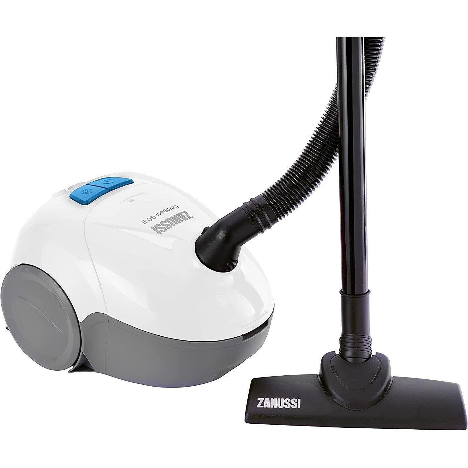 Zanussi ZAN4002WT Compact Go II Vacuum Cleaner - White/Blue - Missing Extension Tubes - Refurbished Pristine