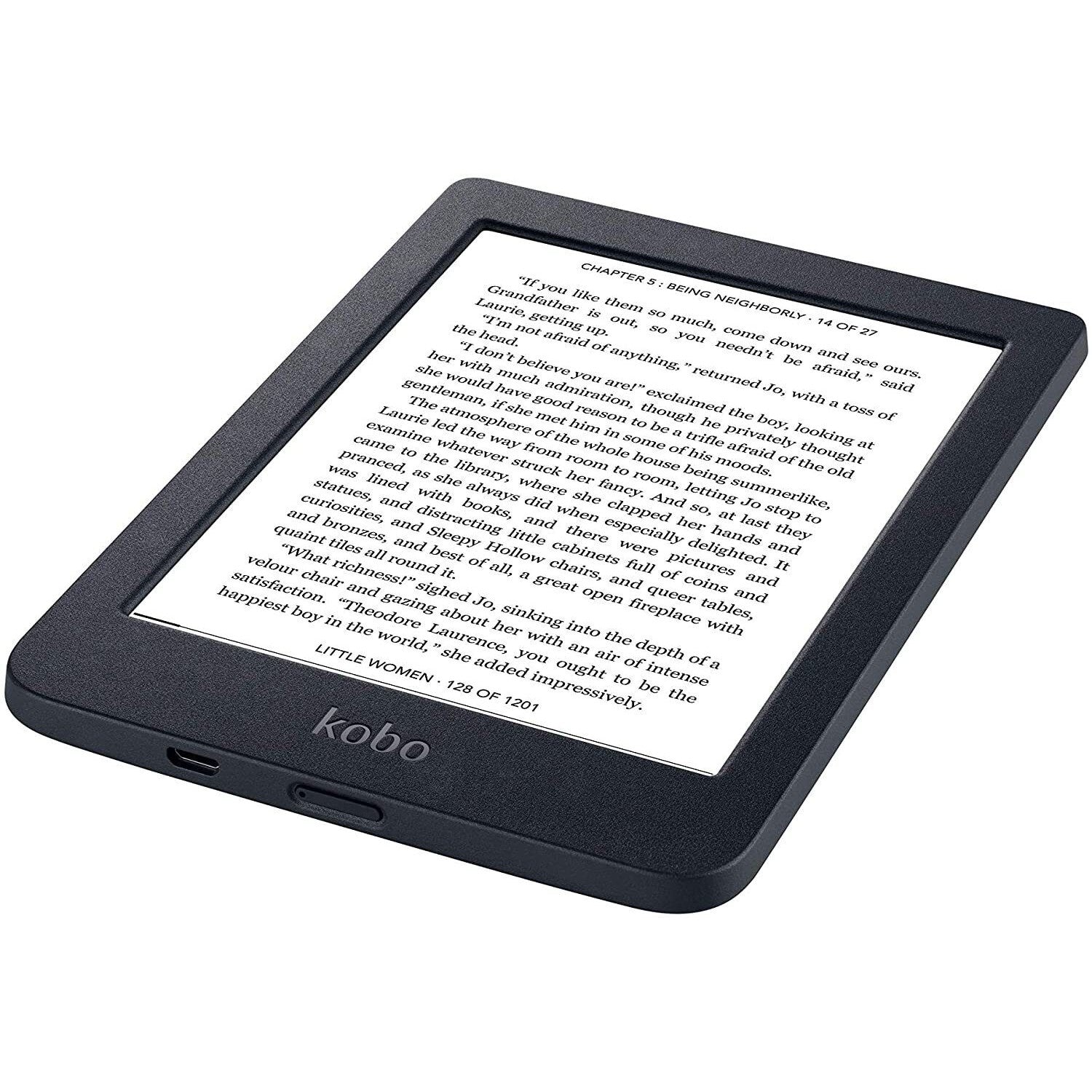 Kobo Nia eReader 6" Illuminated Touch Screen Wi-Fi, Black - Pristine