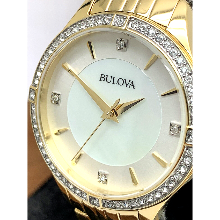 Bulova 98L274 Women's Analogue Quartz Watch - Gold