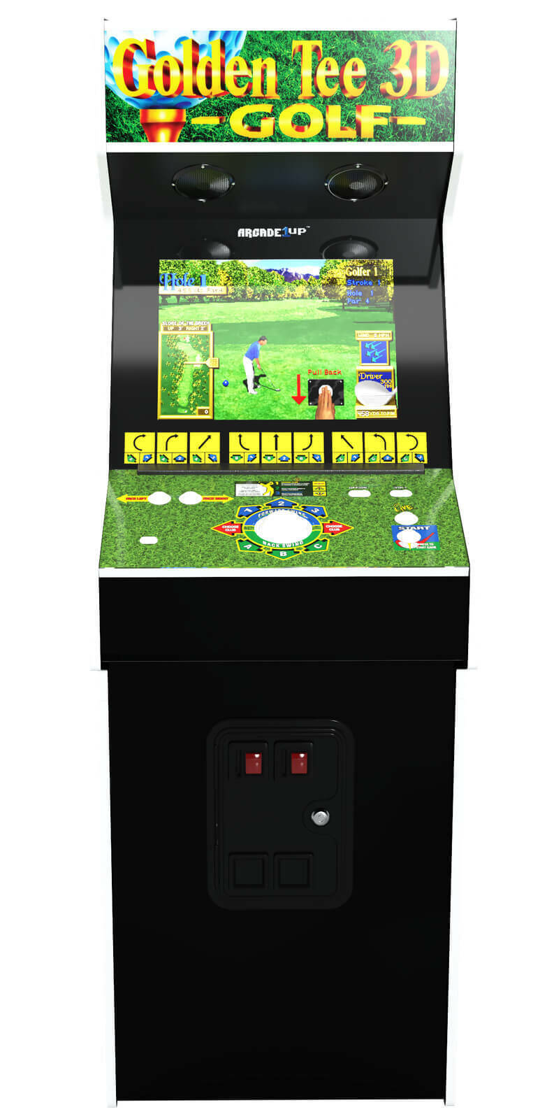 Arcade1Up Golden Tee 3D Golf Arcade Machine