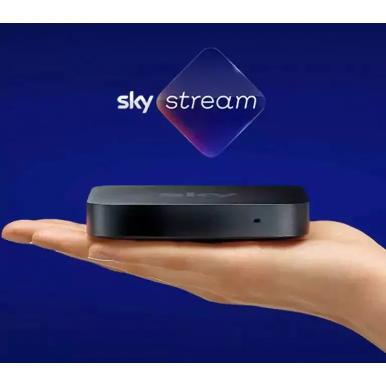 Sky Stream Puck TV Box with Remote - Excellent