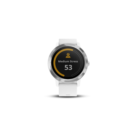 Garmin VivoActive 3 GPS Smartwatch - White Stainless - Refurbished Pristine