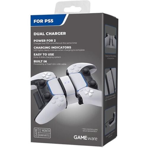 Gameware Dual Charger For PlayStation 5 - Pristine