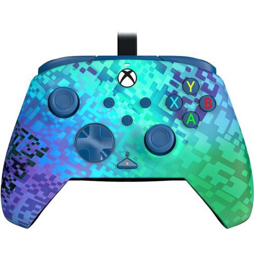 PDP Rematch Wired Controller for Xbox - Glitched Green - Pristine