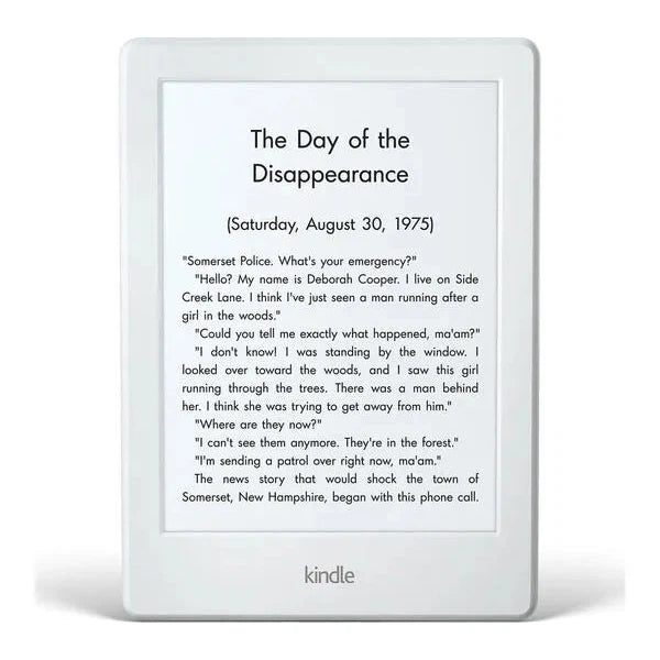 Amazon Kindle 8th Gen SY69JL - White - Fair - Cracked Plastic