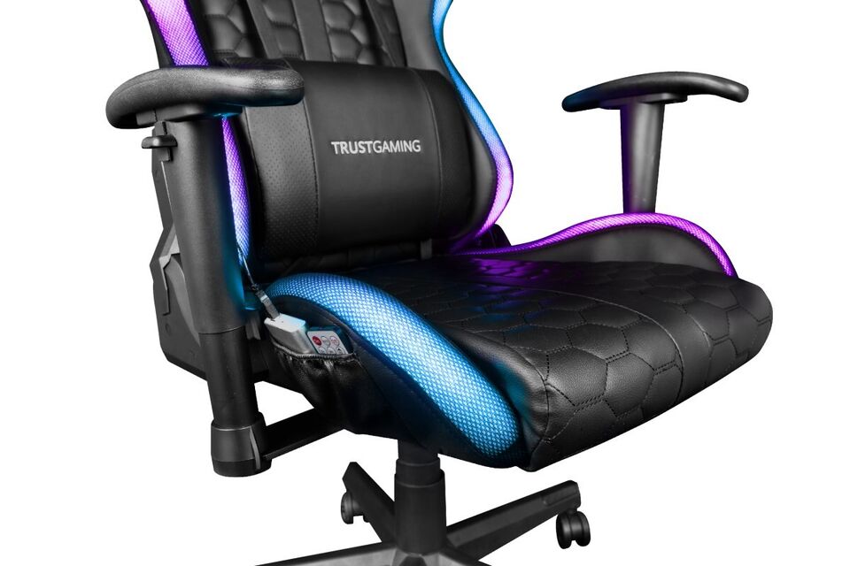 Trust GXT 716 Rizza RGB LED Illuminated Gaming Chair - Pristine