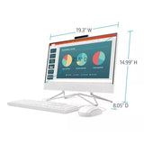 Refurbished HP 22-DD1001NA All in One PC Intel Core i3-1125G4 4GB RAM 256GB - Pristine