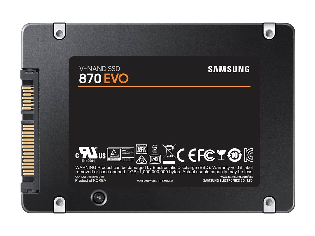Samsung 870 Evo SSD 1TB - Black