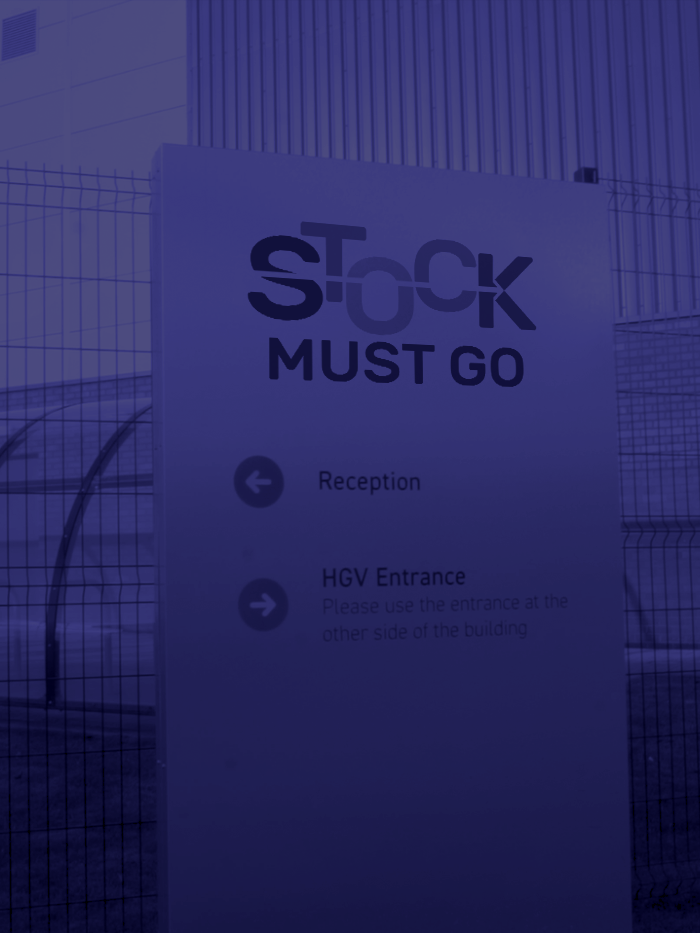 Stock Must Go Sign