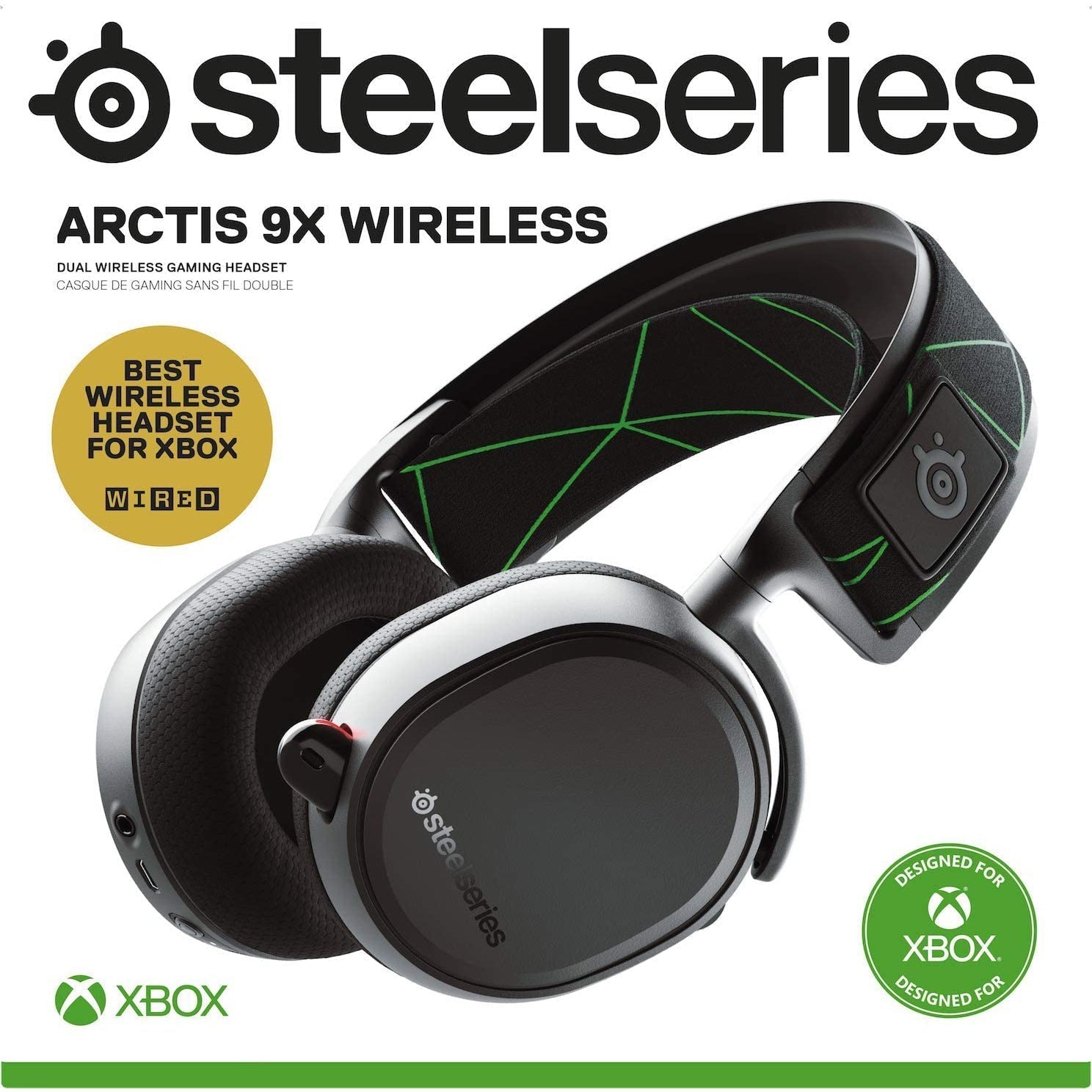 SteelSeries Arctis 9X Xbox Wireless Headset - Black - Pristine