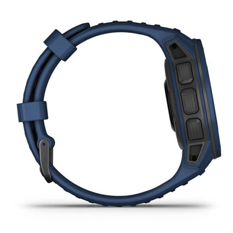 Garmin Instinct Solar, Solar-powered Rugged Outdoor Smartwatch - Blue - Refurbished Good