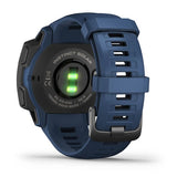 Garmin Instinct Solar, Solar-powered Rugged Outdoor Smartwatch - Blue - Refurbished Good