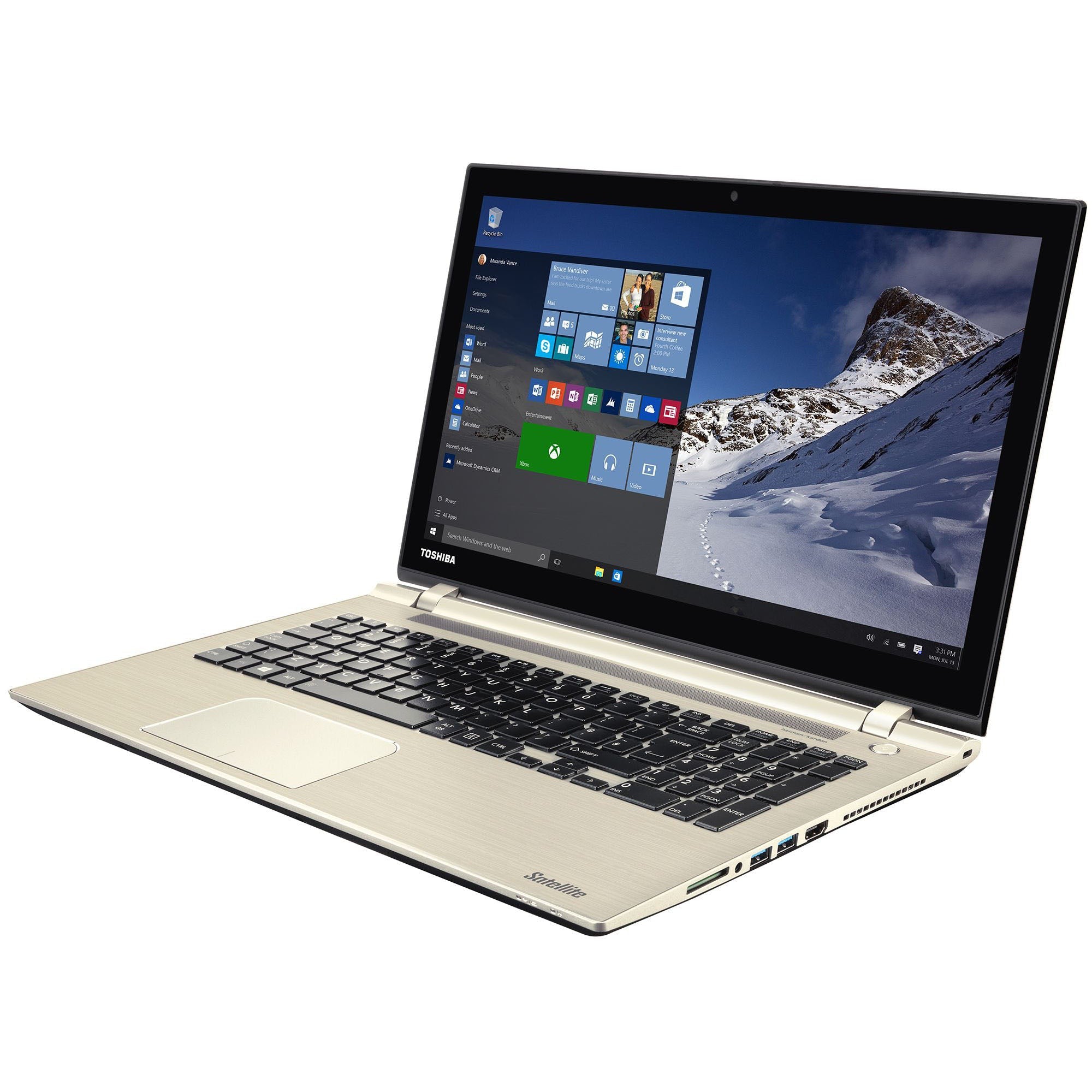 Toshiba Satellite P50-C Laptop Intel Core i7-5500U 16GB RAM 1TB HDD 14" - Silver
