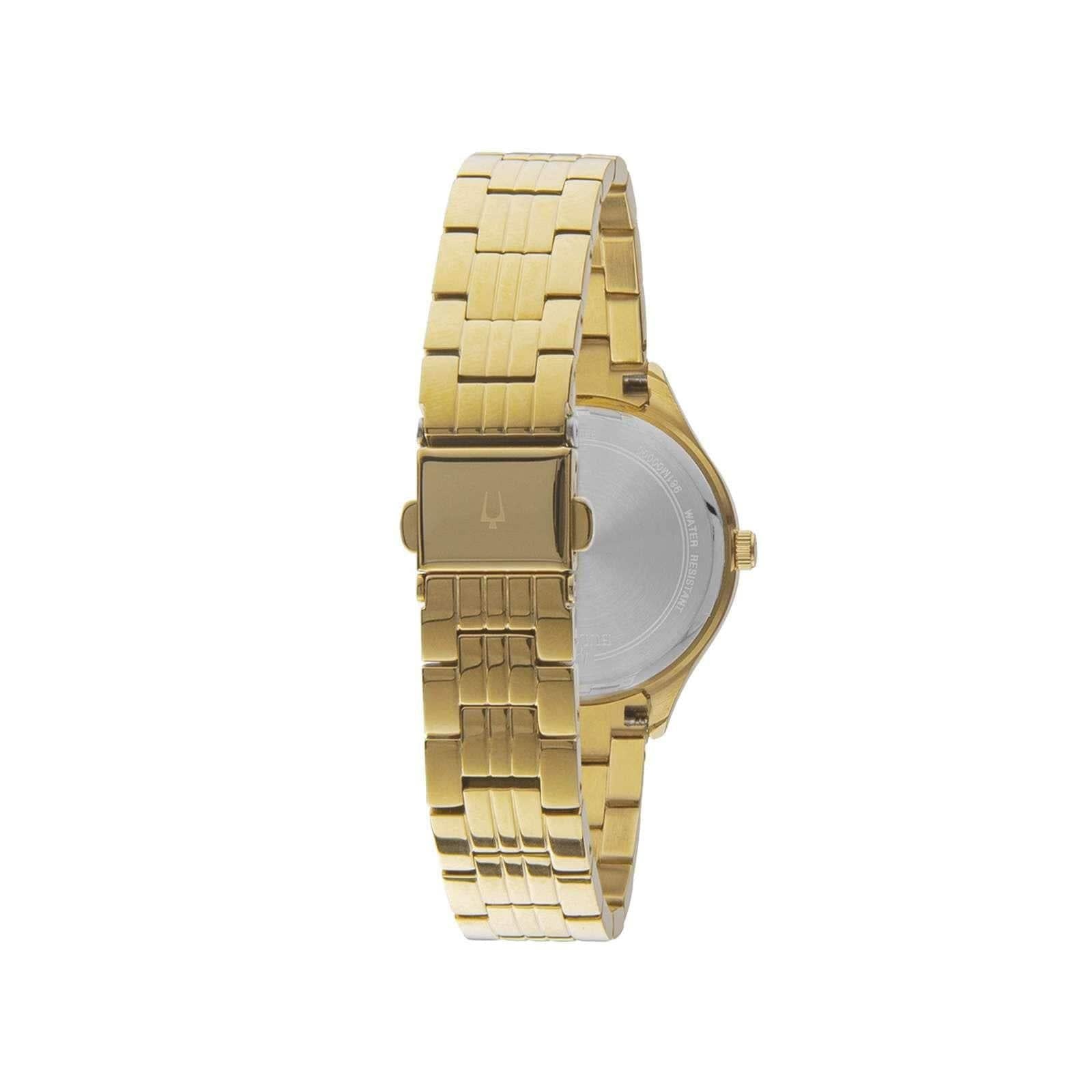 Bulova 98L274 Women's Analogue Quartz Watch - Gold