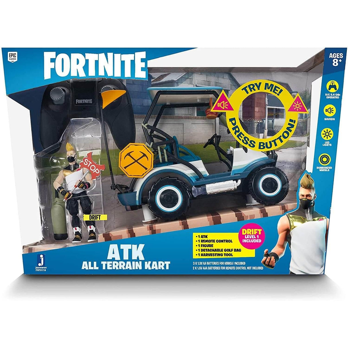 Jazwares Fortnite ATK Vehicle RC Remote Control Cart