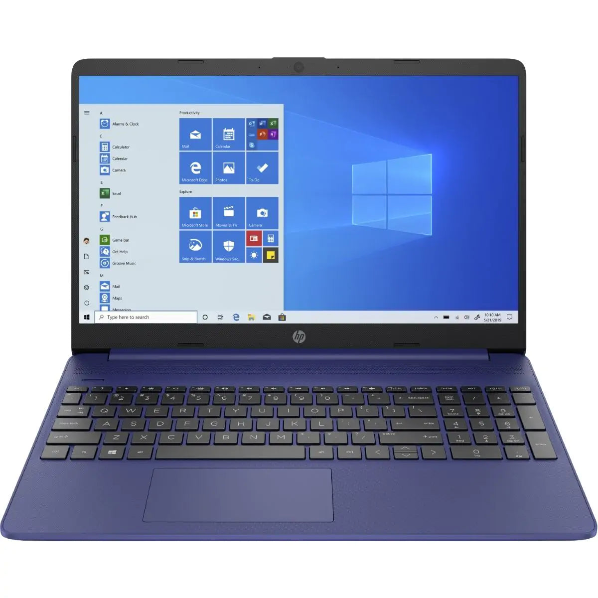 Refurbished HP 15S-EQ1079NA 15.6" Laptop AMD Athlon 3020e 128GB 4GB RAM - Blue - Pristine