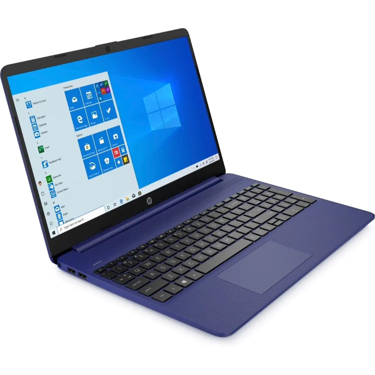 HP 15S-EQ1079NA 15.6" Laptop AMD Athlon 3020e 128GB 4GB RAM - Blue - Pristine