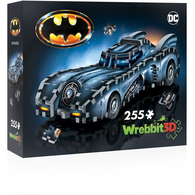 Wrebbit 3D Batman Batmobile 255 Piece Jigsaw
