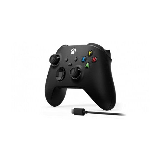 Microsoft Xbox Series X/S Wireless Controller + USB-C Cable - Carbon Black - Refurbished Excellent
