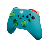 Microsoft Xbox Series X/S Controller - Design Lab - Blue with Green - Pristine