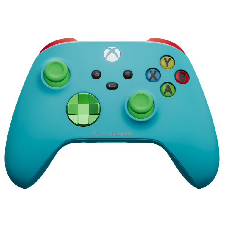 Microsoft Xbox Series X/S Controller - Design Lab - Blue with Green - Pristine