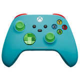 Microsoft Xbox Series X/S Controller - Design Lab - Blue with Green - Pristine