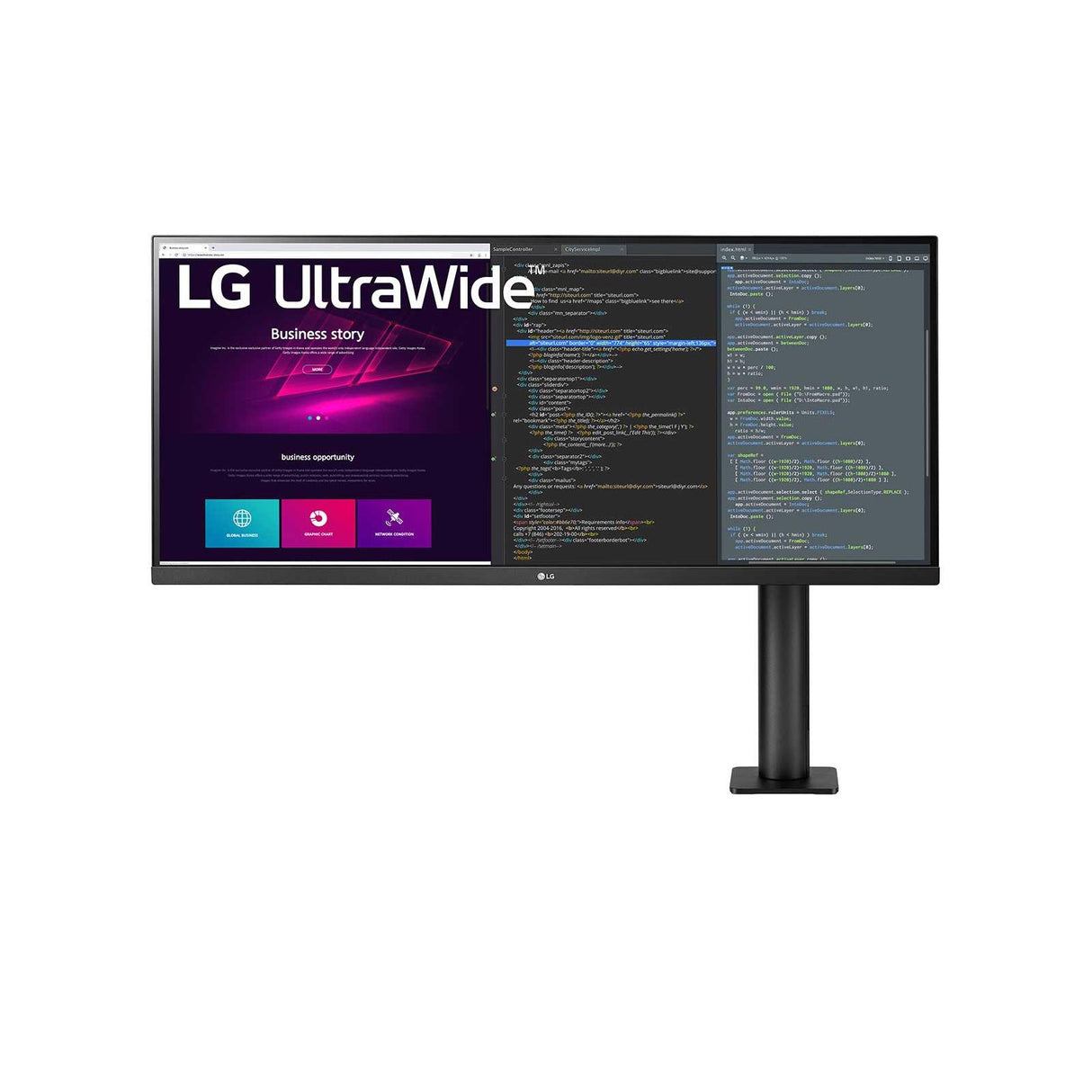 Refurbished LG UltraWide 34" QHD IPS HDR Monitor Ergo - Excellent