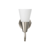 John Lewis & Partners Lulu Wall Light - Antique Brass / Brushed Chrome