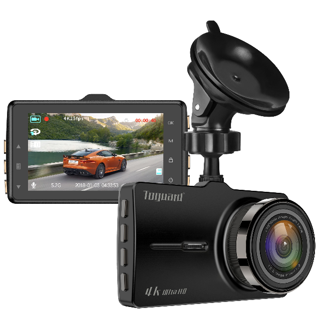 Toguard CE50 Pro Dash Camera 4K Ultra HD - Black