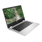 HP x360 14A-CA0005NA Chromebook, Intel Pentium, 8GB RAM, 64GB eMMC, 14", Silver