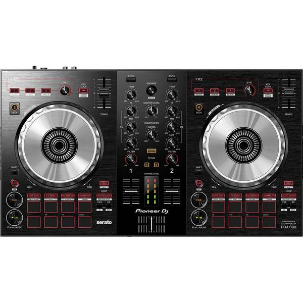 Pioneer DJ DDJ-SB3 Serato 2 Channel USB DJ Controller, Black